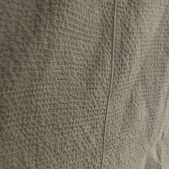 MADEWELL Crinkle Gauze Dolman Sleeve Olive Green Mini Dress - Picture 4 of 5